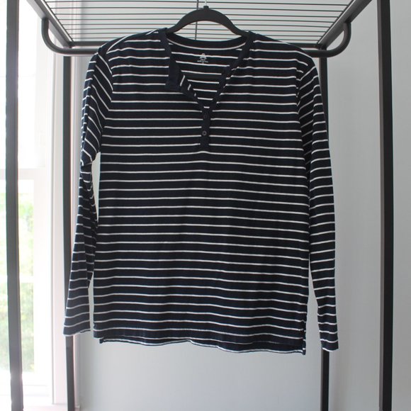 Able Newport Striped Henley Tee - Picture 1 of 5